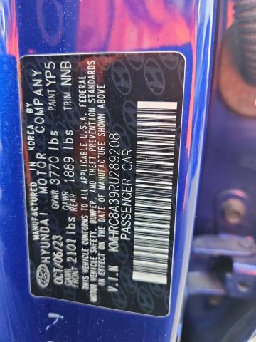 57905326 :رقم المزاد ، KMHRC8A39RU289208 vin ، 2024 Hyundai Venue مزاد بيع