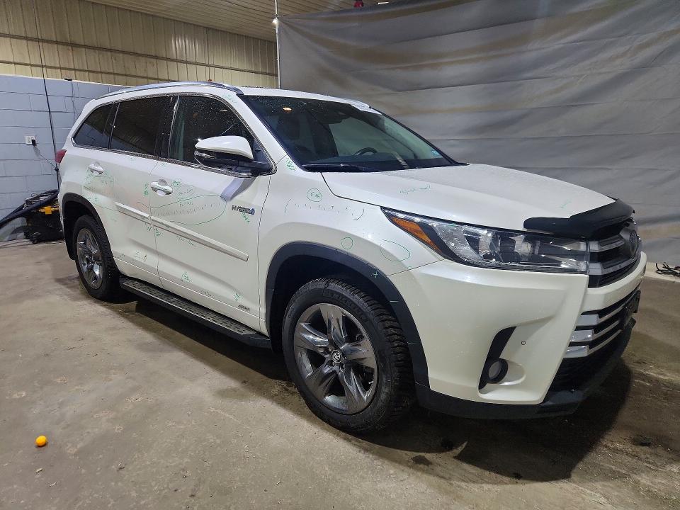 2018 Toyota Highlander Hybrid მანქანა იყიდება აუქციონზე, vin: 5TDDGRFH0JS050555, აუქციონის ნომერი: 54759706
