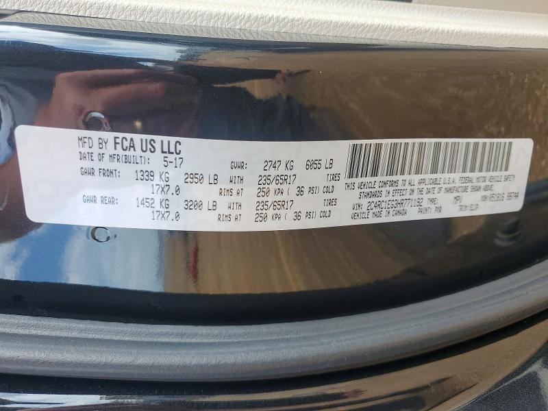 Aukcja sprzedaży 2017 Chrysler Pacifica, vin: 2C4RC1EG3HR771192, numer aukcji: 58818766