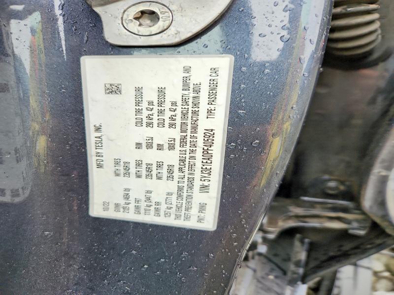 Aukcja sprzedaży 2023 Tesla Model 3, vin: 5YJ3E1EA0PF405924, numer aukcji: 58050006