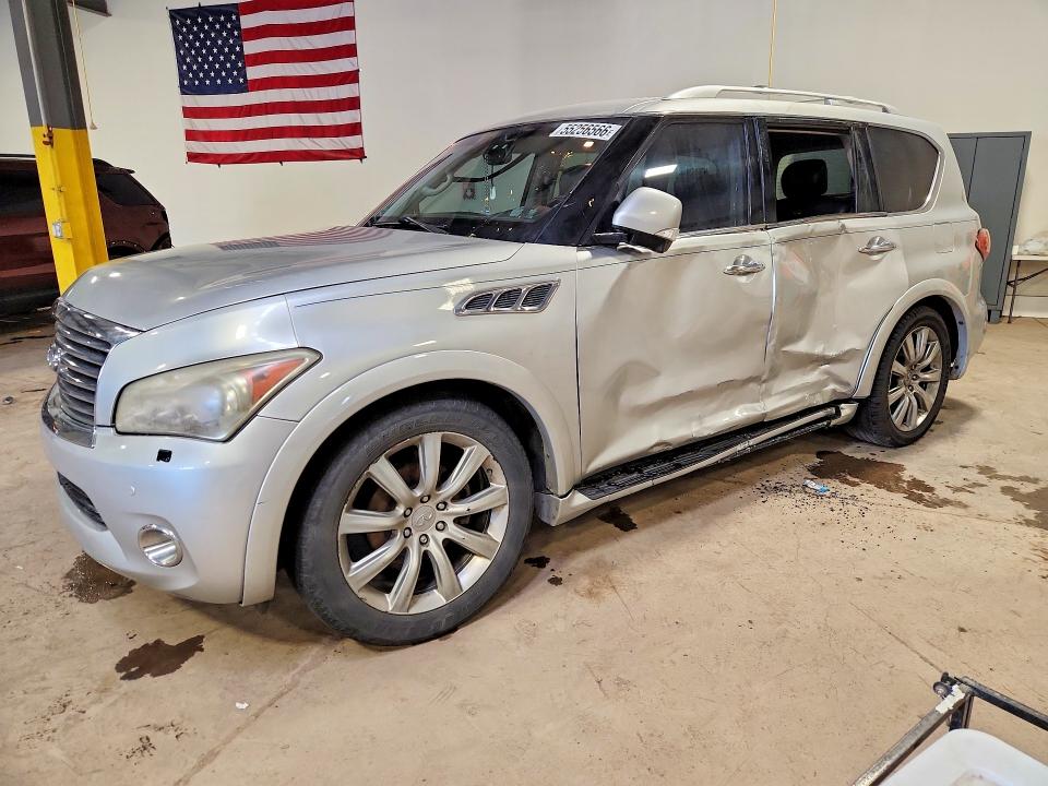 55256566 :رقم المزاد ، JN8AZ2NEXB9002027 vin ، 2011 Infiniti Qx56 مزاد بيع