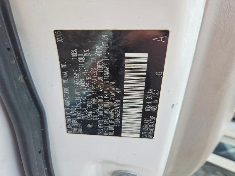Aukcja sprzedaży 2005 Toyota Sequoia, vin: 5TDBT48A25S247030, numer aukcji: 54157556