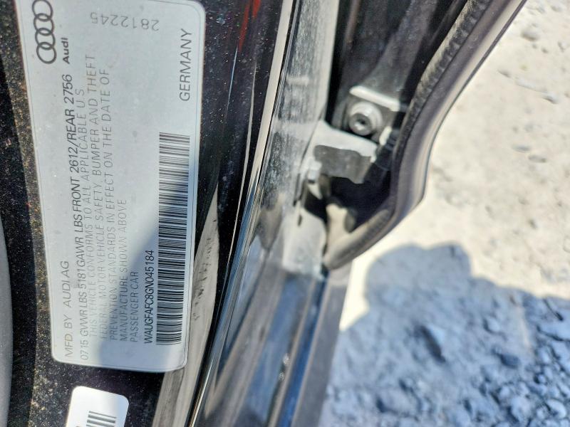 2016 Audi A6 მანქანა იყიდება აუქციონზე, vin: WAUGFAFC8GN045184, აუქციონის ნომერი: 56504386