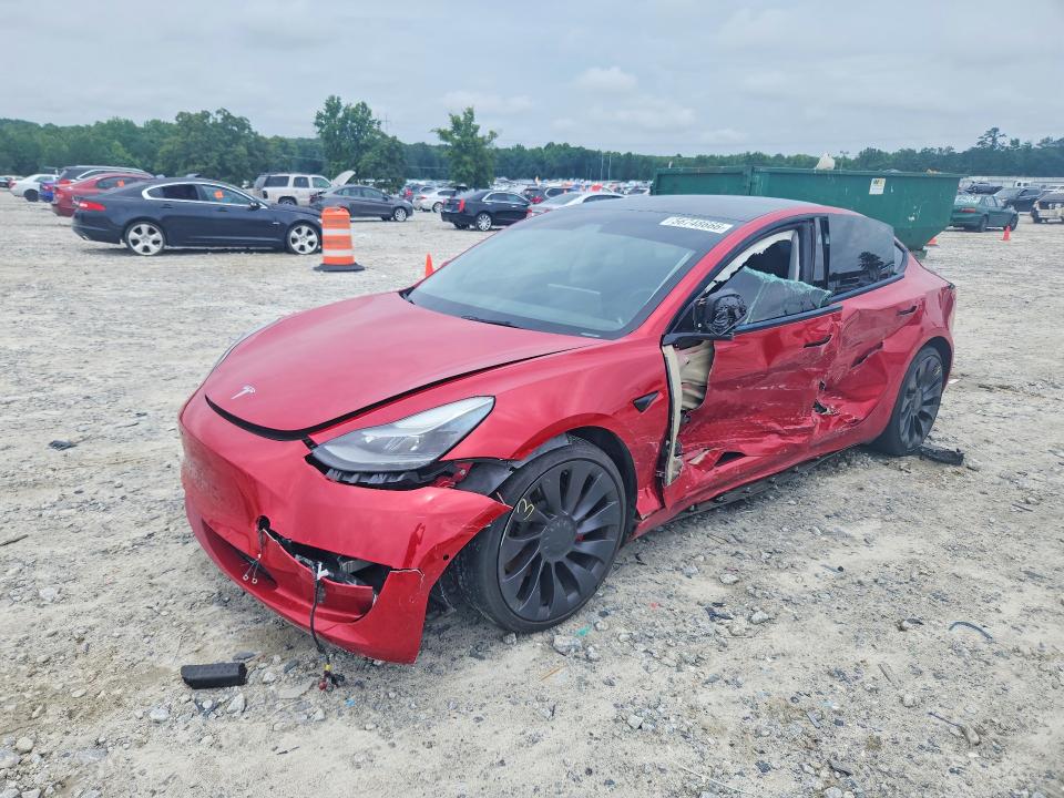 Продажа на аукционе авто 2021 Tesla Model 3, vin: 5YJ3E1EC3MF086953, номер лота: 56748666