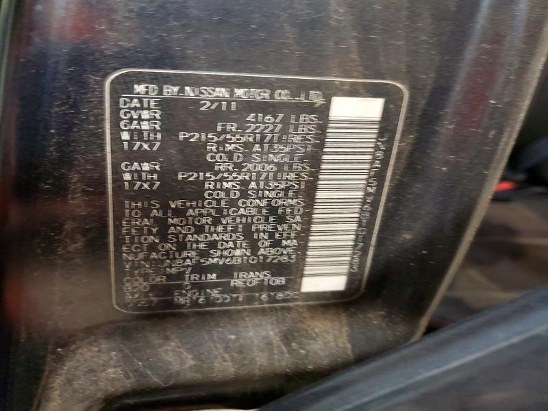 Продажа на аукционе авто 2011 Nissan Juke, vin: JN8AF5MV6BT017283, номер лота: 56945926