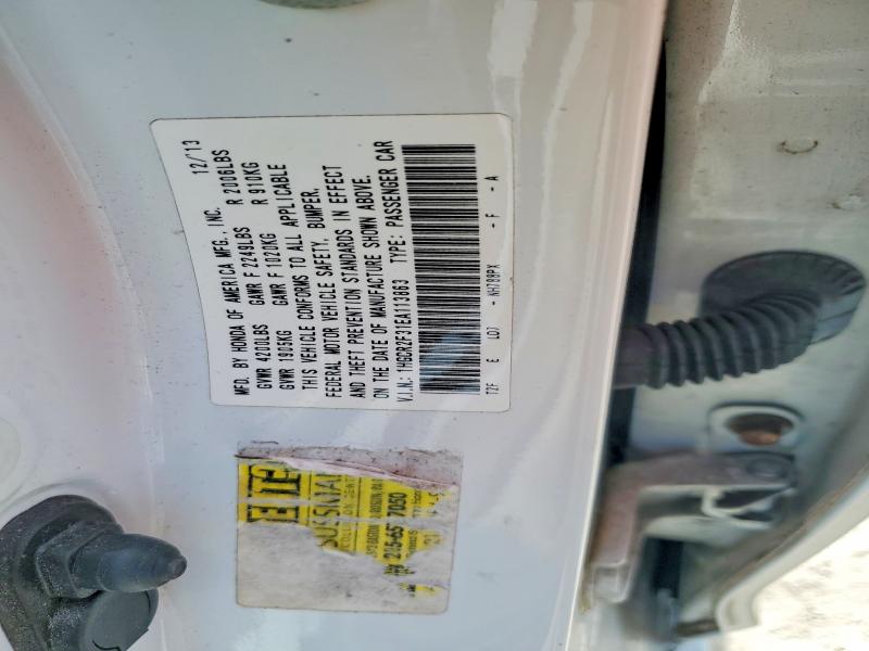 57339946 :رقم المزاد ، 1HGCR2F31EA113863 vin ، 2014 Honda Accord مزاد بيع