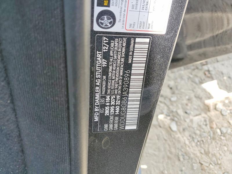 Продажа на аукционе авто 2018 Mercedes-benz S, vin: WDDUG8GB6JA390896, номер лота: 56396446
