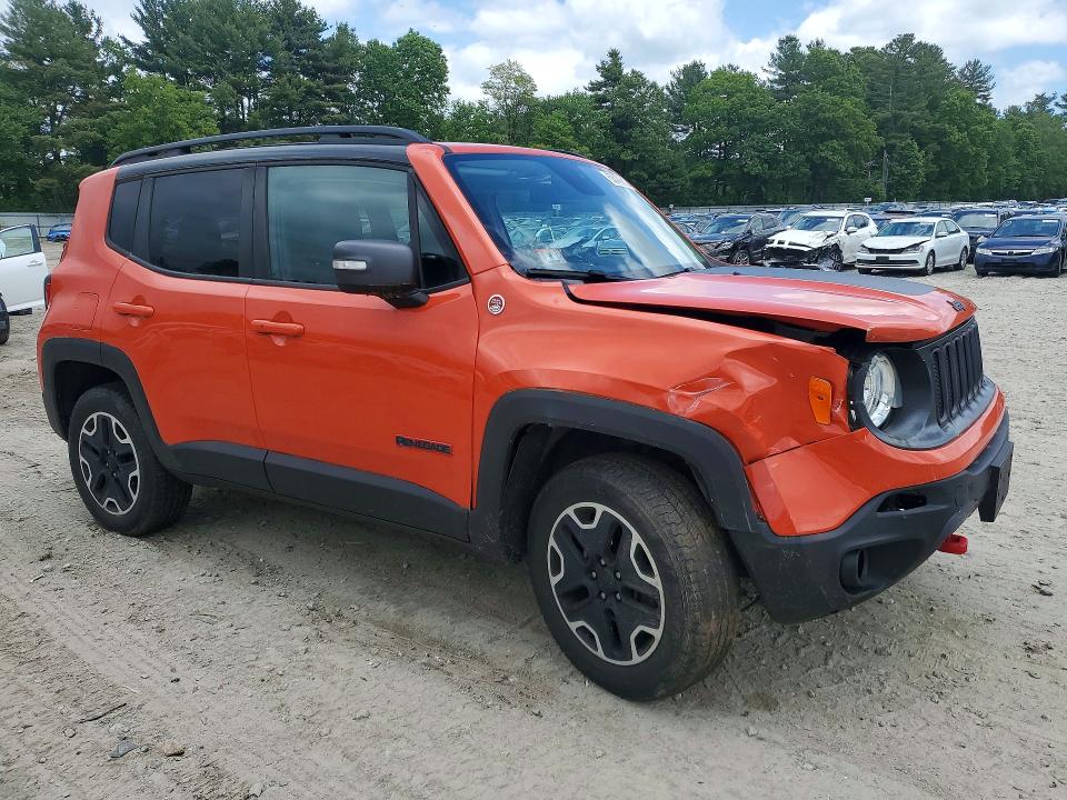 2016 Jeep Renegade მანქანა იყიდება აუქციონზე, vin: ZACCJBCT2GPC92279, აუქციონის ნომერი: 55450816