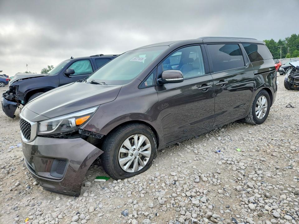56721636 :رقم المزاد ، KNDMB5C16F6080035 vin ، 2015 Kia Sedona مزاد بيع