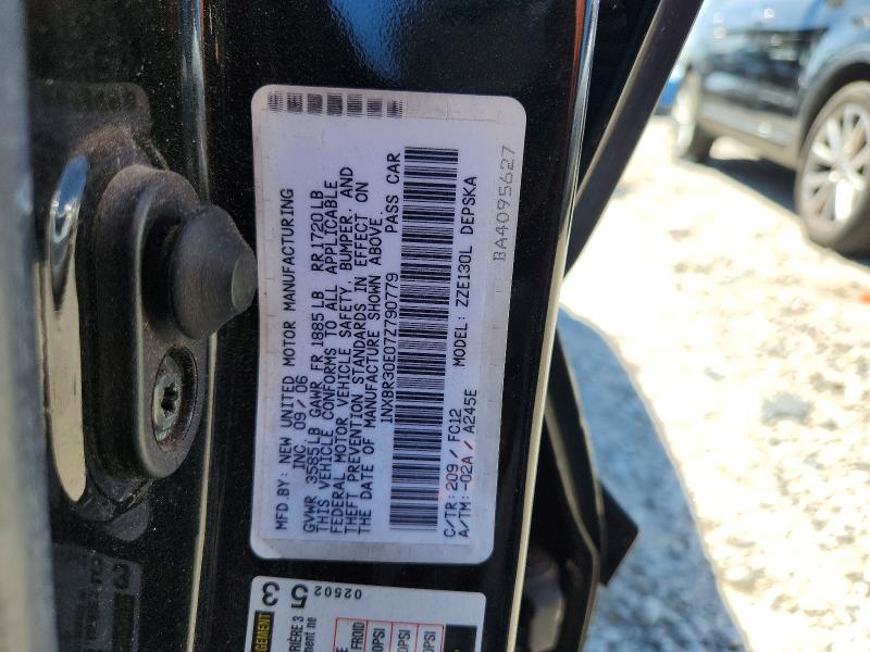Aukcja sprzedaży 2007 Toyota Corolla, vin: 1NXBR30E07Z790779, numer aukcji: 55795306