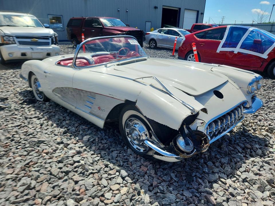 Продаж на аукціоні авто 1959 Chevrolet Corvette, vin: J59S107189, номер лоту: 57057366