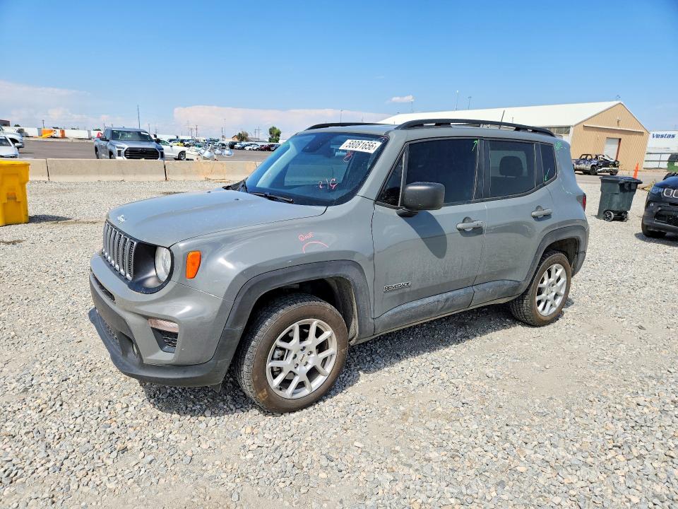 58081656 :رقم المزاد ، ZACNJDB15NPN47585 vin ، 2022 Jeep Renegade مزاد بيع