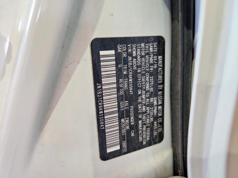 Продажа на аукционе авто 2019 Nissan Rogue Sport, vin: JN1BJ1CR6KW330847, номер лота: 57202416