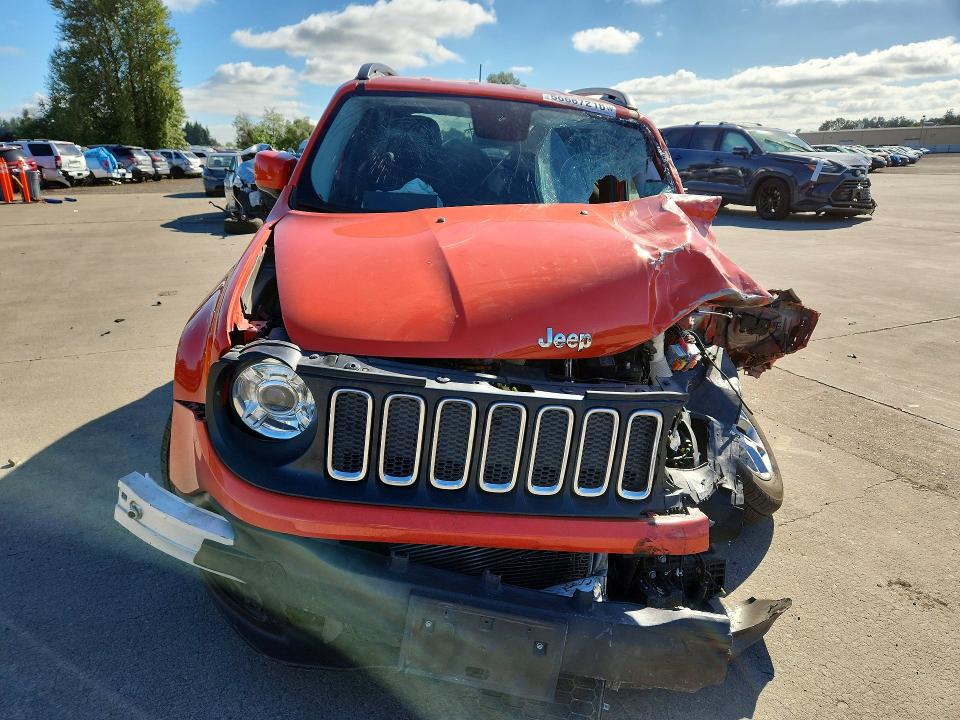Продажа на аукционе авто 2017 Jeep Renagade, vin: ZACCJBBB5HPG50422, номер лота: 56687216