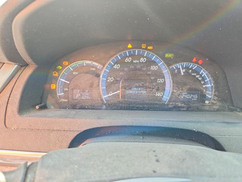 2012 Toyota Camry Hybrid მანქანა იყიდება აუქციონზე, vin: 4T1BD1FK0CU063507, აუქციონის ნომერი: 57264376