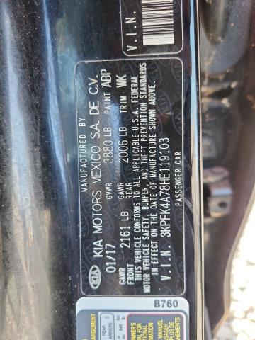Продаж на аукціоні авто 2017 Kia Forte, vin: 3KPFK4A78HE119103, номер лоту: 57254286
