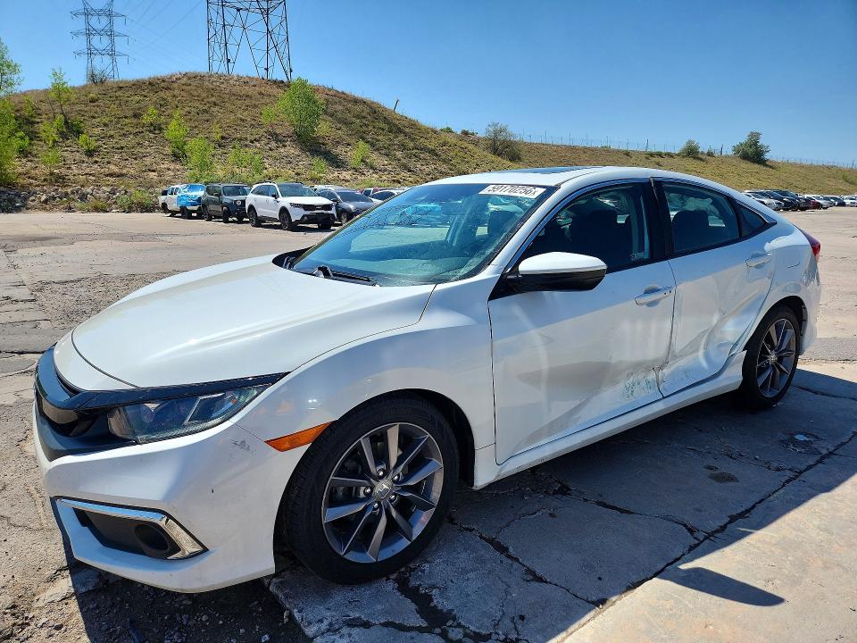 59170256 :رقم المزاد ، 19XFC1F33LE220513 vin ، 2020 Honda Civic مزاد بيع