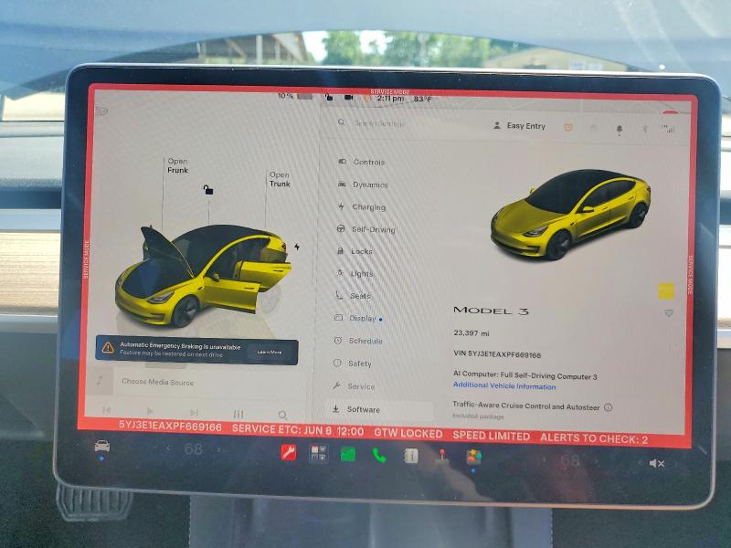 Продажа на аукционе авто 2023 Tesla Model 3, vin: 5YJ3E1EAXPF669166, номер лота: 56664686