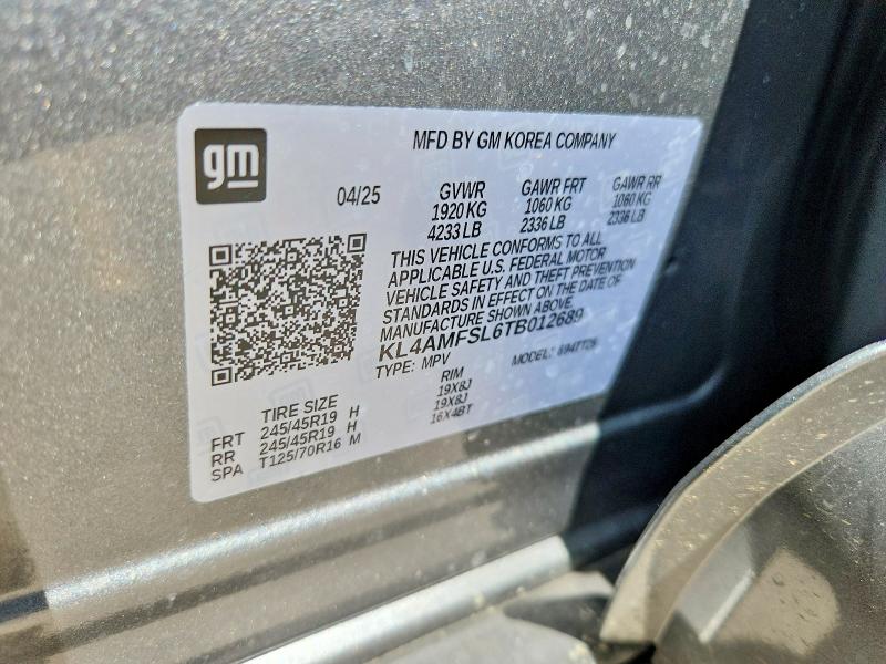 Aukcja sprzedaży 2026 Buick Encore Gx, vin: KL4AMFSL6TB012689, numer aukcji: 47699646