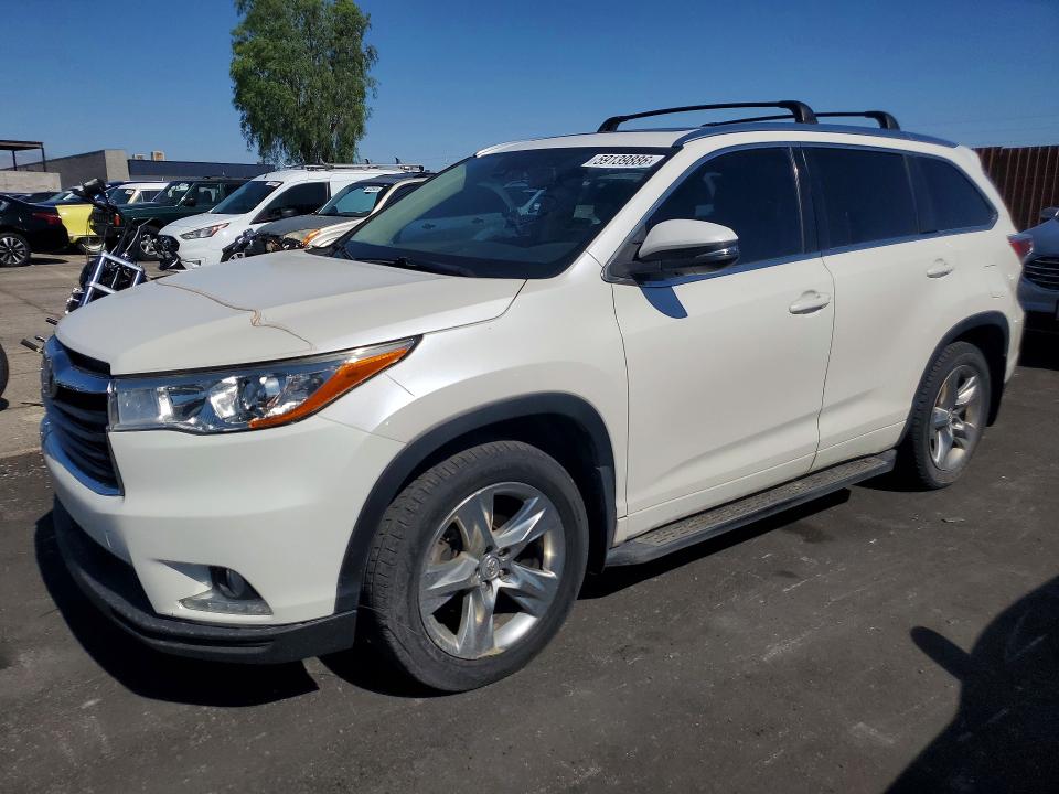 Продажа на аукционе авто 2015 Toyota Highlander, vin: 5TDDKRFH9FS078599, номер лота: 59139886