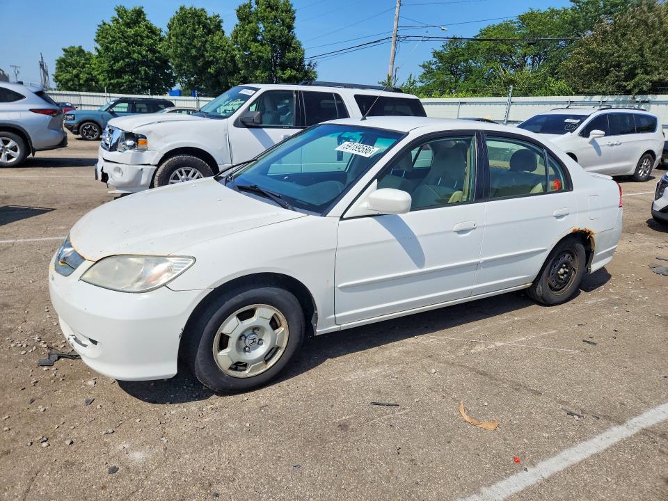 2005 Honda Civic მანქანა იყიდება აუქციონზე, vin: JHMES96615S013091, აუქციონის ნომერი: 59189586