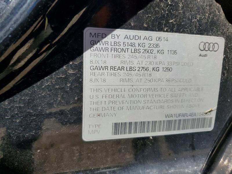 Продажа на аукционе авто 2014 Audi A4 Allroad, vin: WA1UFAFL4EA164953, номер лота: 57160126
