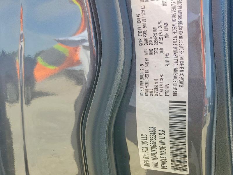 56916946 :رقم المزاد ، 1C4RJKDG6R8524808 vin ، 2024 Jeep Grand Cherokee مزاد بيع
