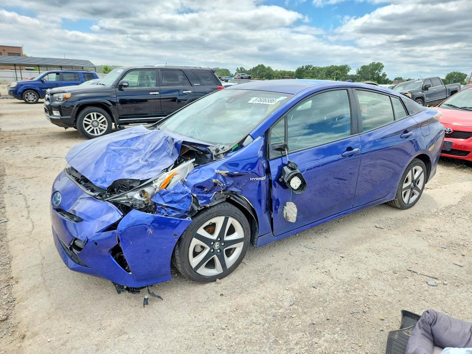 57606586 :رقم المزاد ، JTDKARFU5H3542080 vin ، 2017 Toyota Prius مزاد بيع