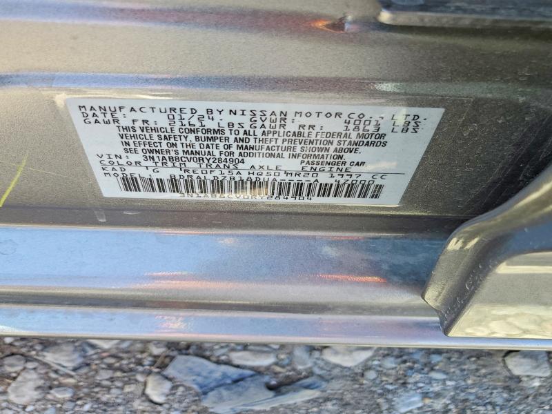 Aukcja sprzedaży 2024 Nissan Sentra, vin: 3N1AB8CV0RY284904, numer aukcji: 56891156