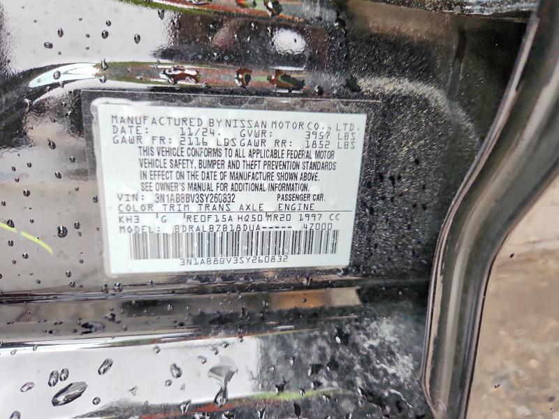 Продажа на аукционе авто 2025 Nissan Sentra, vin: 3N1AB8BV3SY260832, номер лота: 58004046
