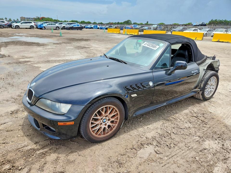 2000 Bmw Z3 მანქანა იყიდება აუქციონზე, vin: 4USCH3344YLF71567, აუქციონის ნომერი: 57402666