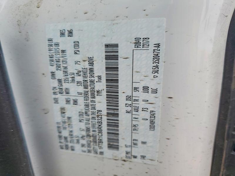 Aukcja sprzedaży 2024 Ford Transit, vin: 1FTBR1C86RKB32378, numer aukcji: 55330766