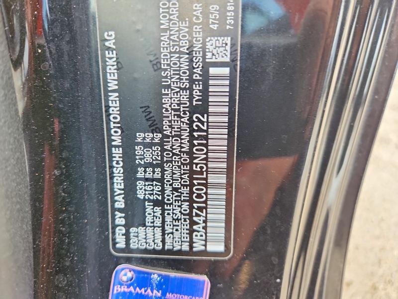 Продажа на аукционе авто 2020 Bmw 430i, vin: WBA4Z1C01L5N01122, номер лота: 59173256