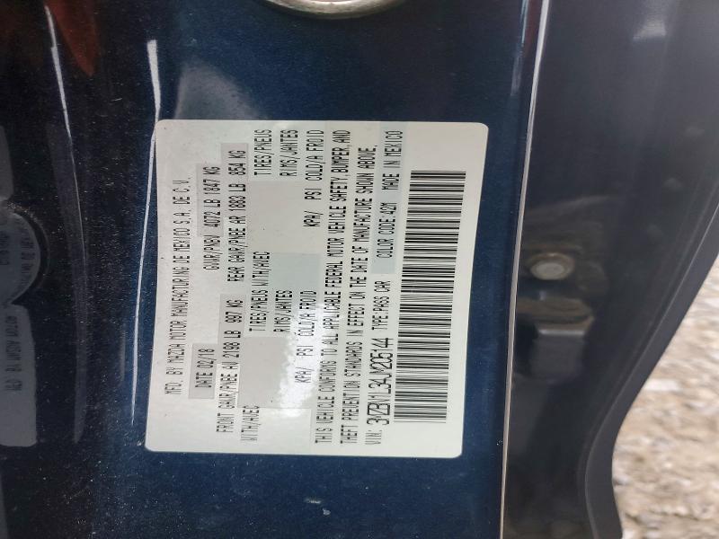 Продаж на аукціоні авто 2018 Mazda 3, vin: 3MZBN1L34JM205144, номер лоту: 58547046