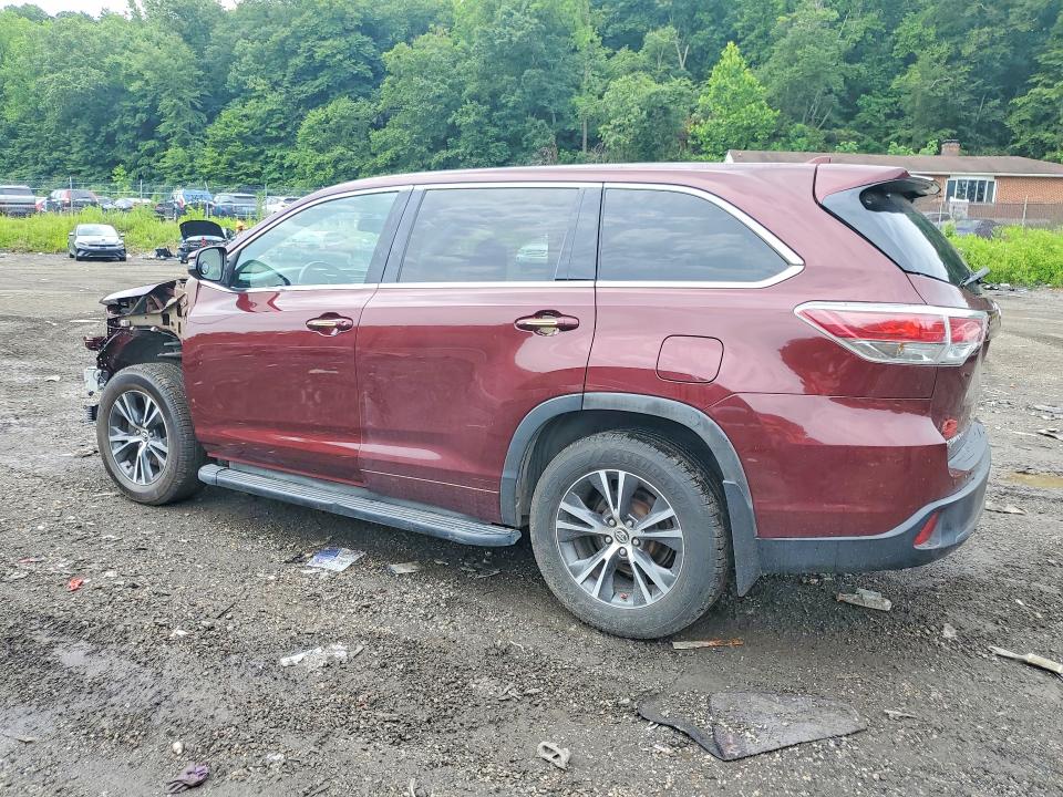 Продажа на аукционе авто 2016 Toyota Highlander, vin: 5TDJKRFH4GS253779, номер лота: 55508116