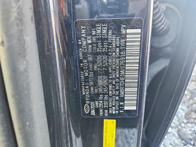 Продажа на аукционе авто 2021 Hyundai Palisade, vin: KM8R7DHE5MU176918, номер лота: 58438956