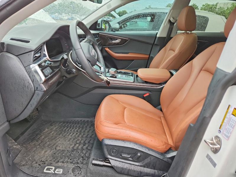 2022 Audi Q8 მანქანა იყიდება აუქციონზე, vin: WA1EVBF11ND033652, აუქციონის ნომერი: 58804906