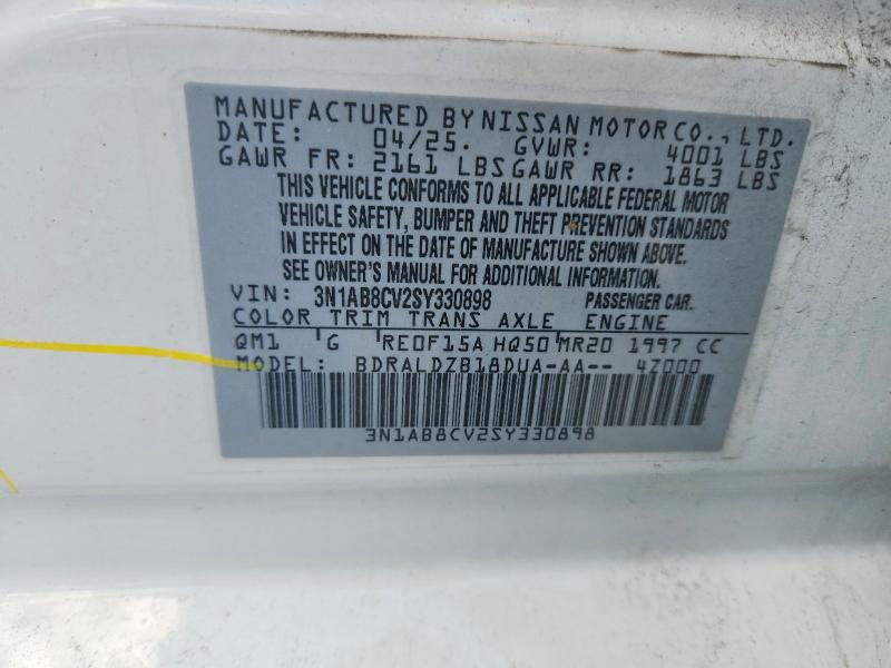 Продажа на аукционе авто 2025 Nissan Sentra, vin: 3N1AB8CV2SY330898, номер лота: 55975866