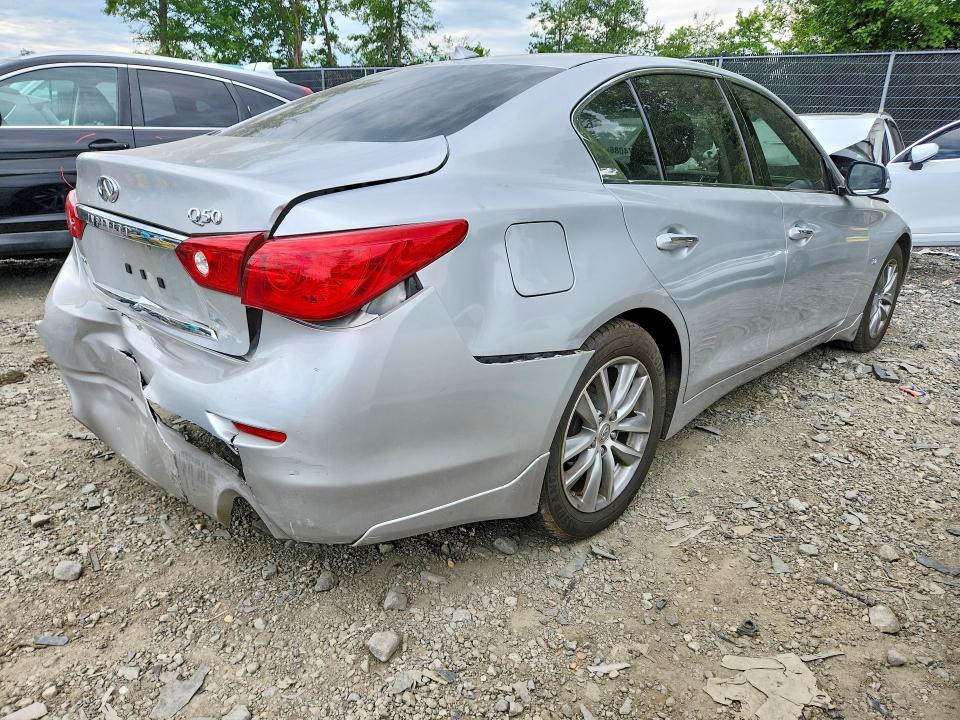 57474086 :رقم المزاد ، JN1BV7AR9EM702515 vin ، 2014 Infiniti Q50 مزاد بيع