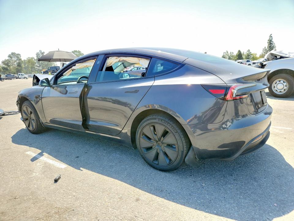 2025 Tesla Model 3 მანქანა იყიდება აუქციონზე, vin: 5YJ3E1EA4SF988846, აუქციონის ნომერი: 56080186