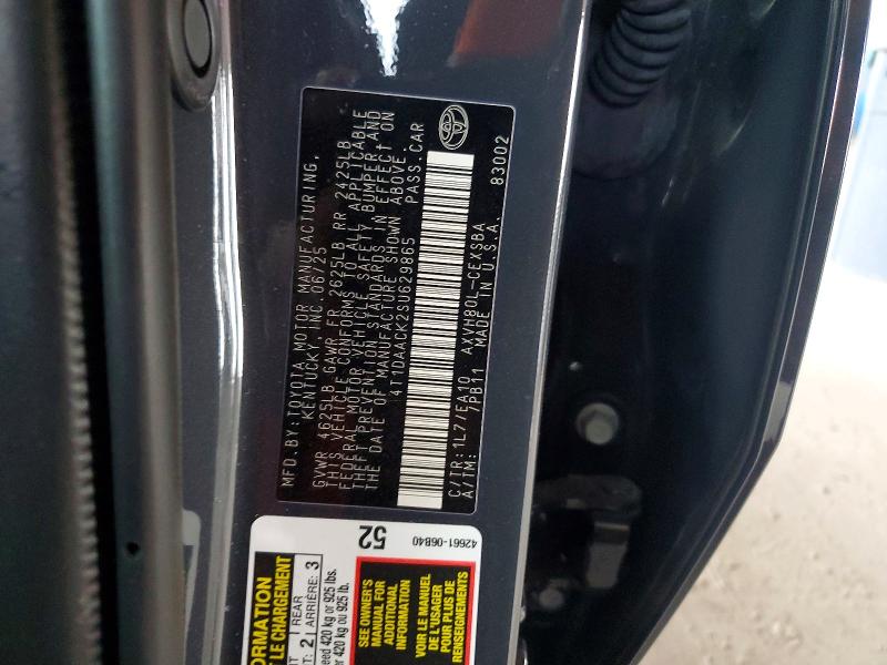 Продажа на аукционе авто 2025 Toyota Camry, vin: 4T1DAACK2SU629865, номер лота: 55606496