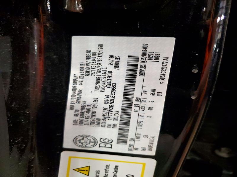 Aukcja sprzedaży 2020 Ford F250, vin: 1FT7W2BN2LEE29553, numer aukcji: 56528126