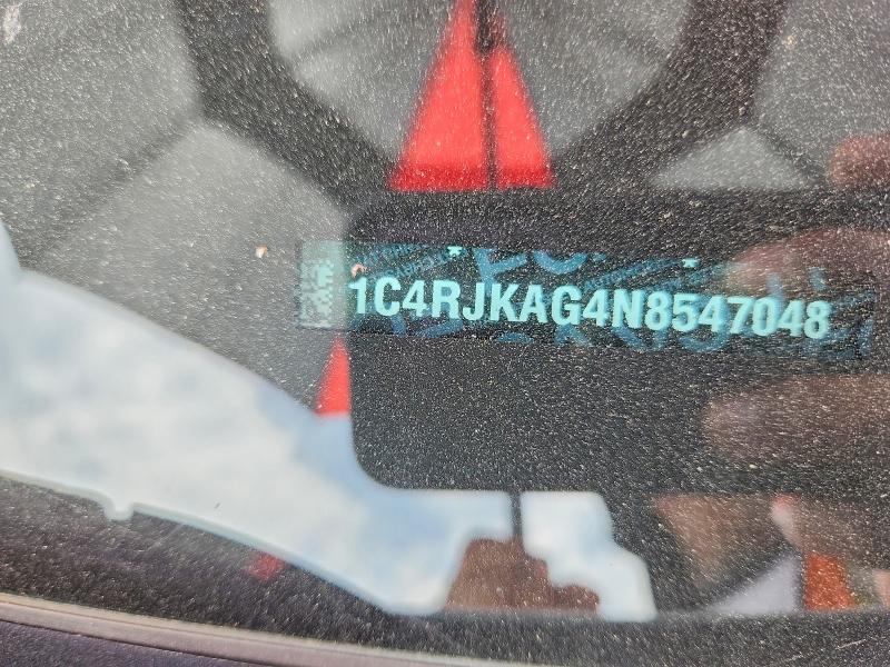58763026 :رقم المزاد ، 1C4RJKAG4N8547048 vin ، 2022 Jeep Grand Cherokee مزاد بيع