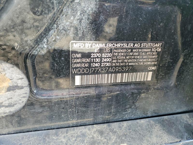 Продажа на аукционе авто 2007 Mercedes-benz Cls, vin: WDDDJ77X37A095397, номер лота: 59375456
