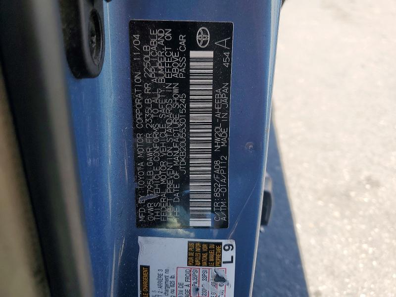 Продаж на аукціоні авто 2005 Toyota Prius, vin: JTDKB20U553015245, номер лоту: 57385766