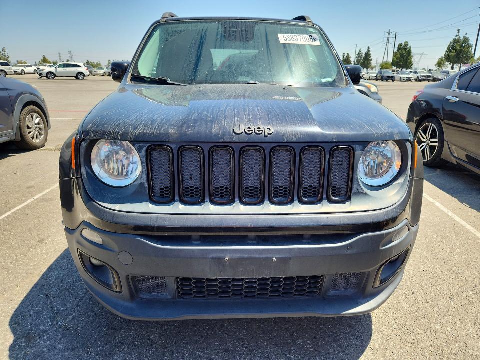 2016 Jeep Renegade მანქანა იყიდება აუქციონზე, vin: ZACCJBBT7GPD78981, აუქციონის ნომერი: 58837006