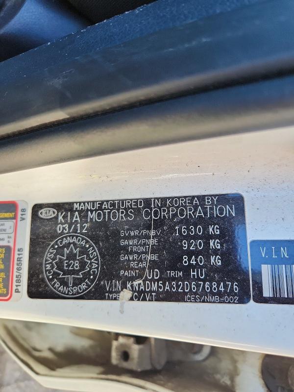Продажа на аукционе авто 2013 Kia Rio, vin: KNADM5A32D6768476, номер лота: 57557136