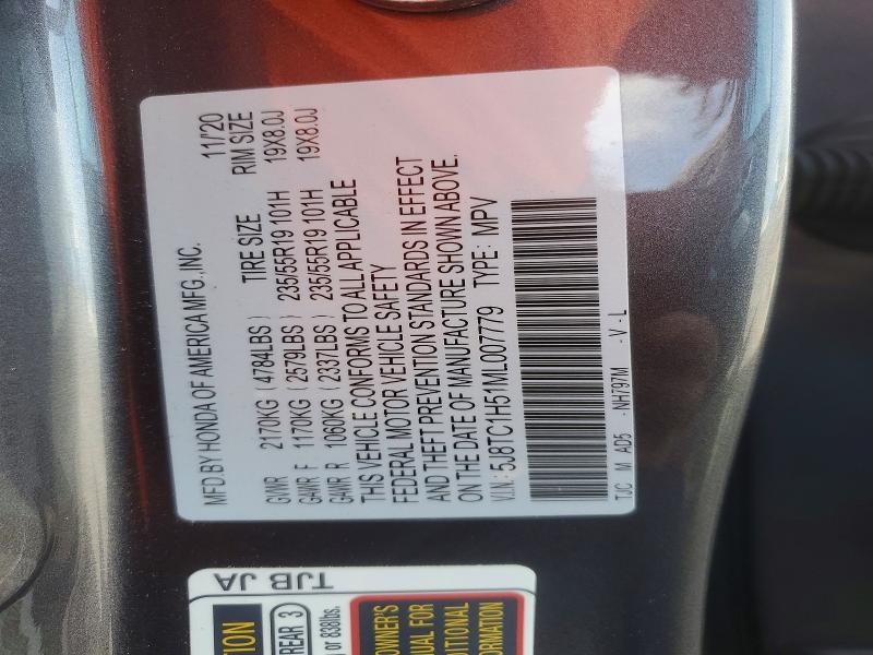 Aukcja sprzedaży 2021 Acura Rdx, vin: 5J8TC1H51ML007779, numer aukcji: 55933646