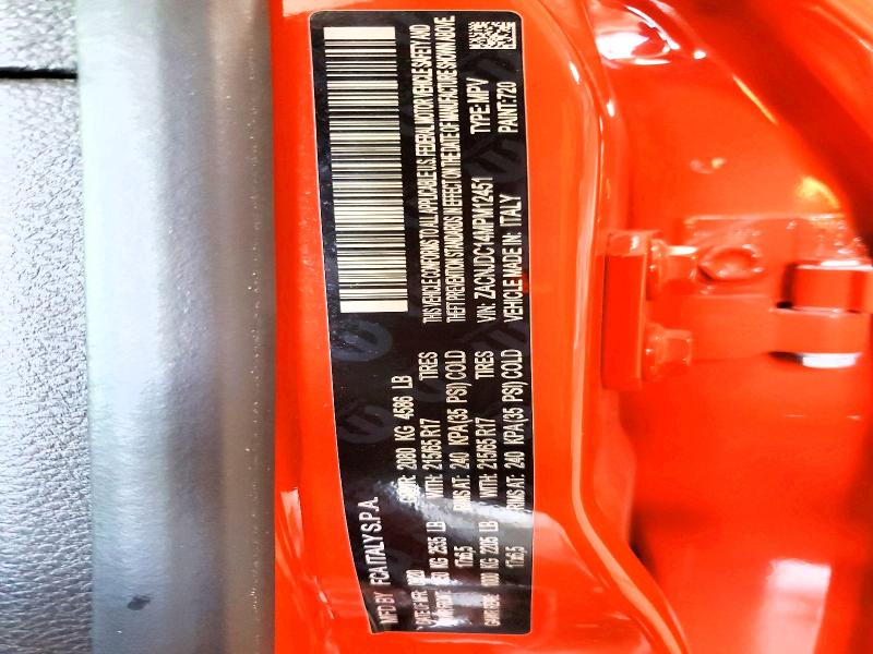 Продаж на аукціоні авто 2021 Jeep Renegade, vin: ZACNJDC14MPM12451, номер лоту: 56768136