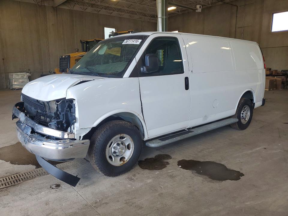 56111416 :رقم المزاد ، 1GCWGAFG0L1214386 vin ، 2020 Chevrolet Express 2500 مزاد بيع